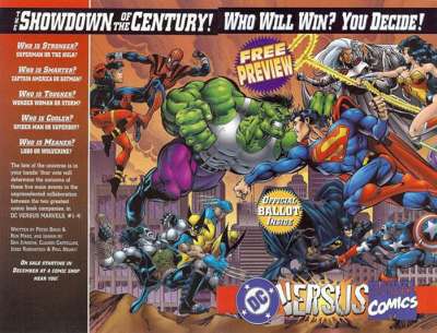 DC versus Marvel Ashcan #1