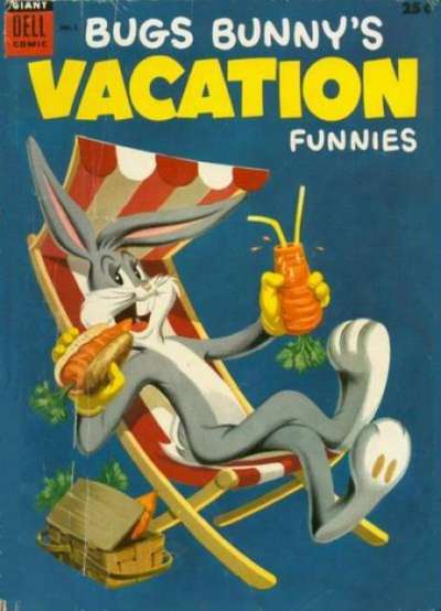 Dell Giant Comics: Bugs Bunny's Vacation Funnies #4
