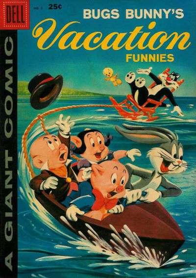 Dell Giant Comics: Bugs Bunny's Vacation Funnies #9