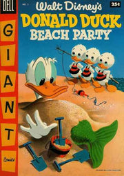 Dell Giant Comics: Donald Duck Beach Party #2