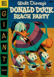 Dell Giant Comics: Donald Duck Beach Party #3