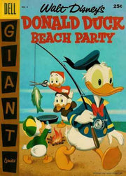 Dell Giant Comics: Donald Duck Beach Party #4