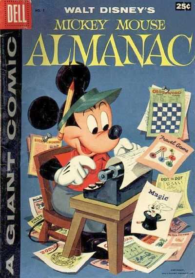 Dell Giant Comics: Mickey Mouse Almanac #1