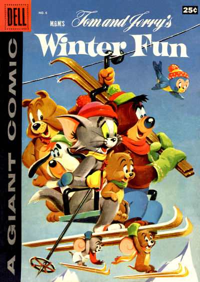 Dell Giant Comics: Tom & Jerry Winter Fun #6