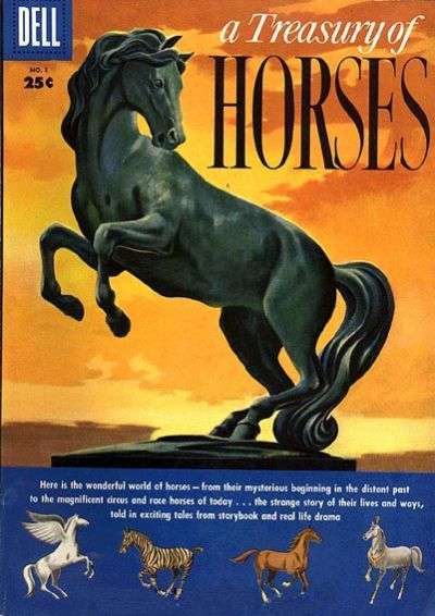 Dell Giant Comics: Treasury of Horses #1