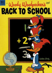 Dell Giant Comics: Woody Woodpecker Back to School #2