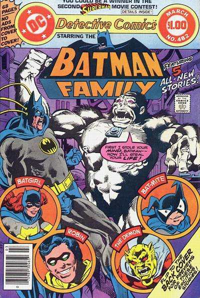 Detective Comics 1937 Series #482