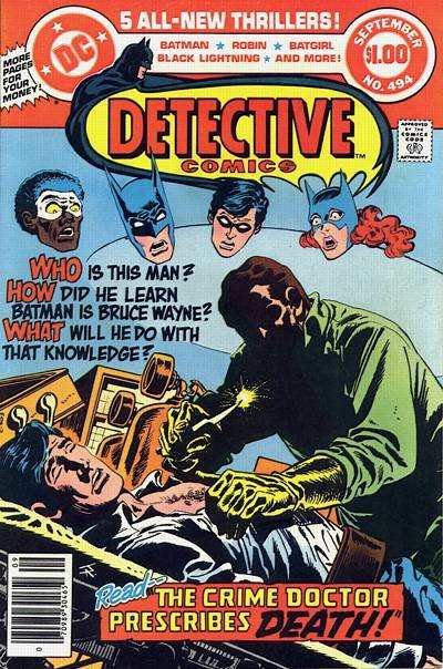 Detective Comics 1937 Series #494