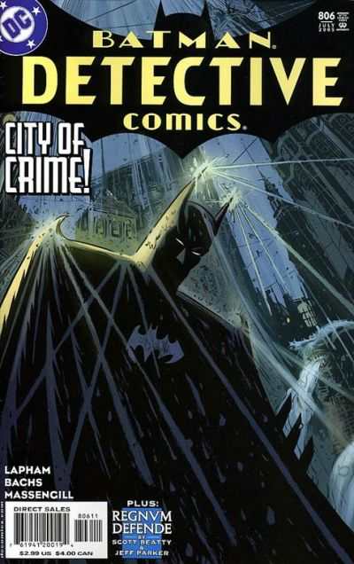 Detective Comics 1937 Series #806