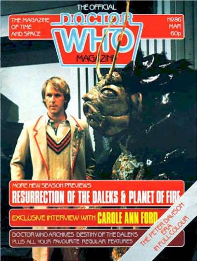 Doctor Who Magazine #86