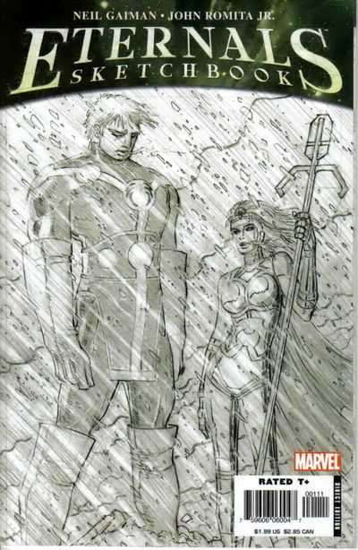 Eternals 2006 Series Sketchbook #1