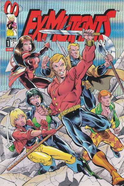 Ex-Mutants 1992 Series Platinum edition #1