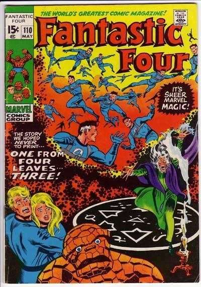 Fantastic Four 1961 Series #110