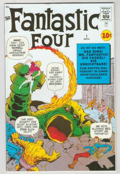 Fantastic Four 1961 Series Reprint in German #1