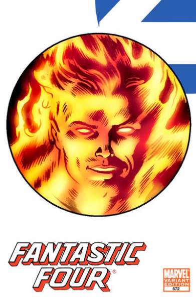 Fantastic Four 2003 Series Eaglesham cover #572