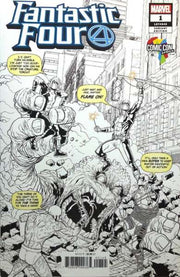 Fantastic Four 2018 Series Comic Con Africa Sketch cover #1