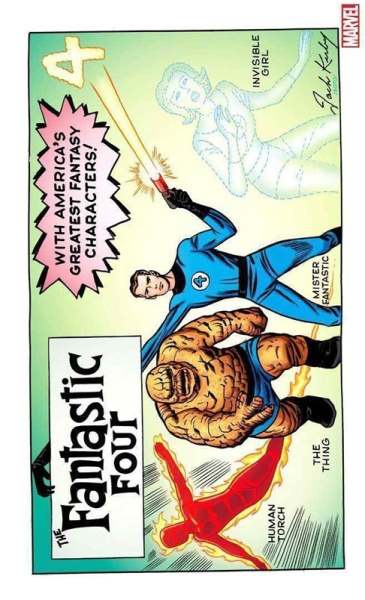 Fantastic Four 2018 Series Kirby Cover #1