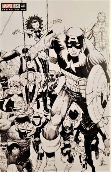 Fantastic Four 2018 Series Romita Jr Sketch Cover #35