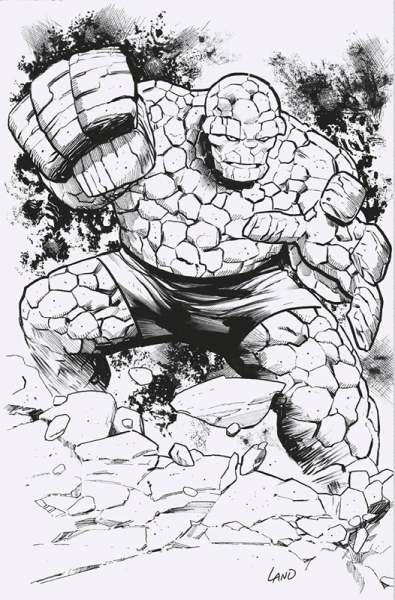 Fantastic Four 2023 Series Black and White variant #7