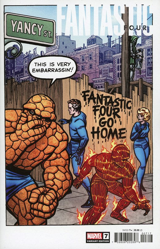 Fantastic Four 2023 Series Kirby Hidden Gem cover #7