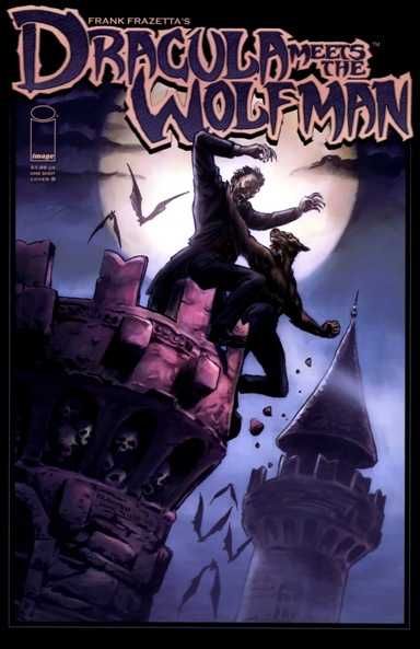 Frank Frazetta's Dracula Meets The Wolfman #1
