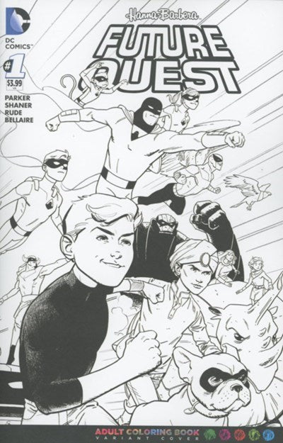 Future Quest Adult Coloring Book Variant #1