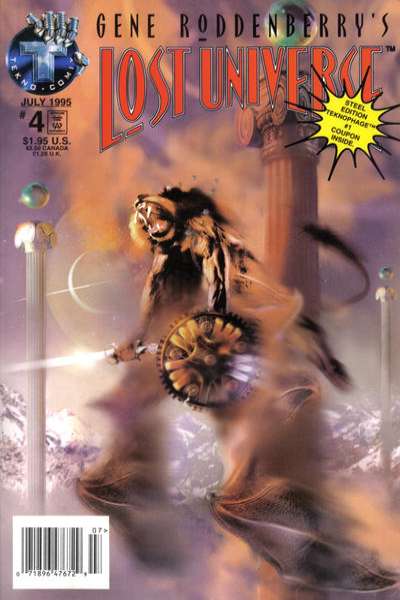 Gene Roddenberry's Lost Universe Sienkiewicz cover #4