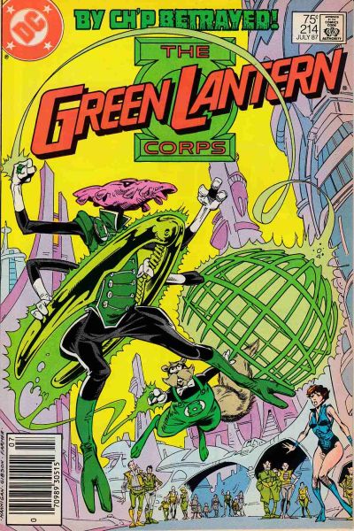 Green Lantern Corps 1986 Series #214