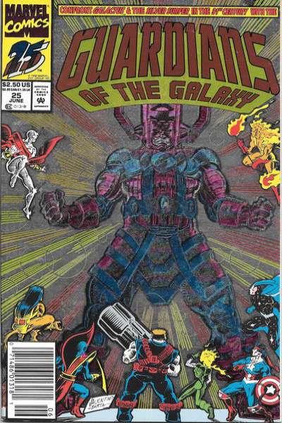 Guardians of the Galaxy 1990 Series Foil newsstand #25
