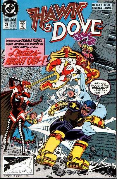 Hawk and Dove 1989 Series #21