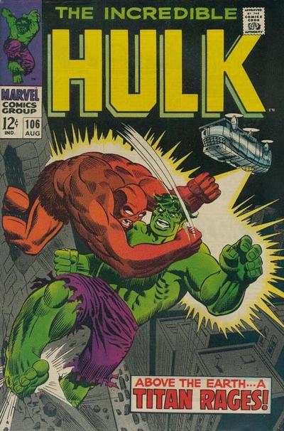 Incredible Hulk 1968 Series #106