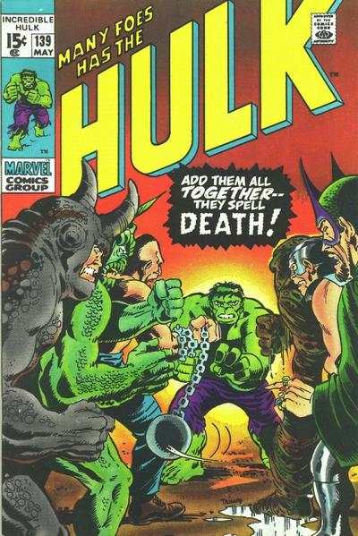 Incredible Hulk 1968 Series #139