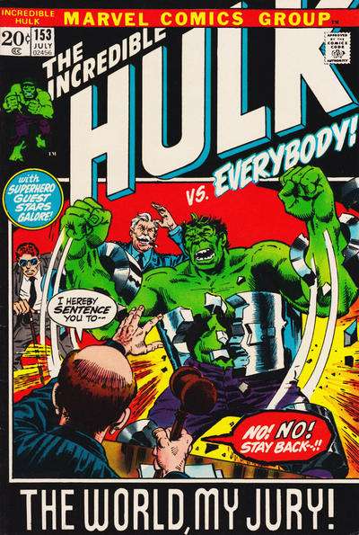 Incredible Hulk 1968 Series #153