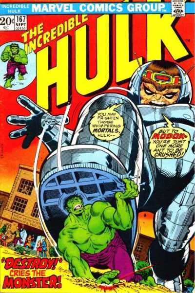 Incredible Hulk 1968 Series #167