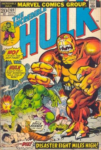 Incredible Hulk 1968 Series #169