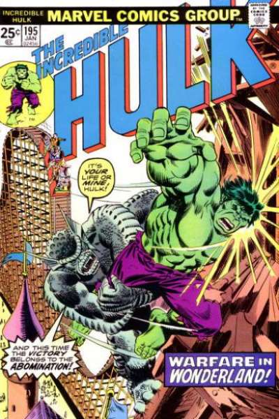 Incredible Hulk 1968 Series #195