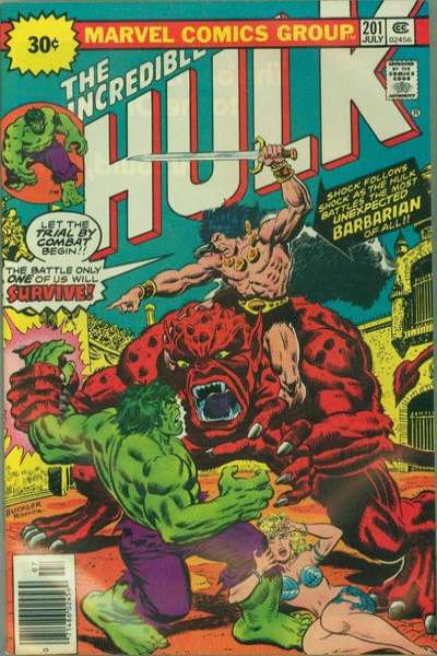 Incredible Hulk 1968 Series 30 cent variant #201