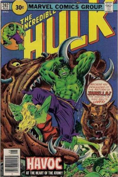 Incredible Hulk 1968 Series 30 cent variant #202