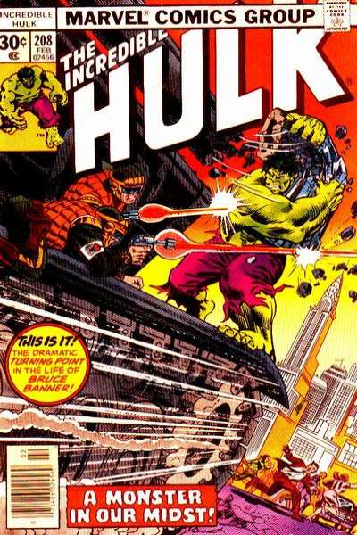 Incredible Hulk 1968 Series #208