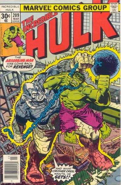 Incredible Hulk 1968 Series #209