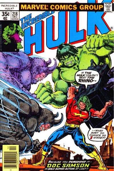 Incredible Hulk 1968 Series #218