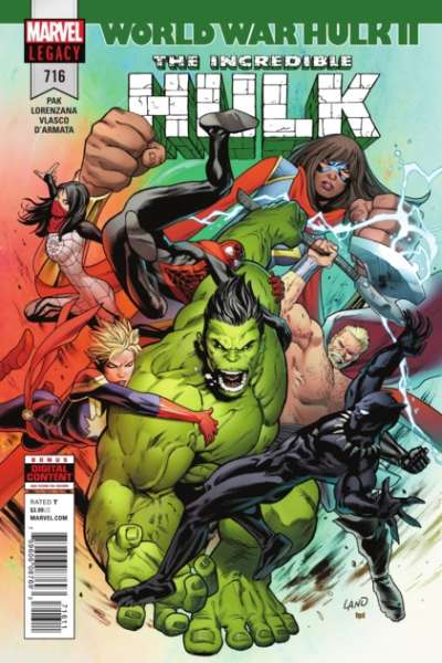 Incredible Hulk 2017 Series #716
