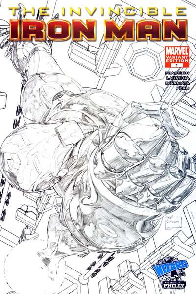 Invincible Iron Man 2008 Series Wizard World Philly Variant #1