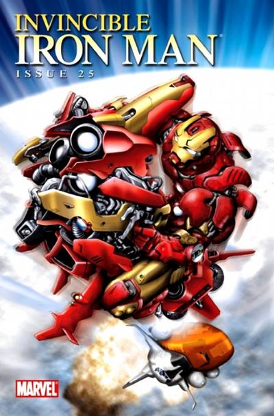 Invincible Iron Man 2008 Series Design Variant #25