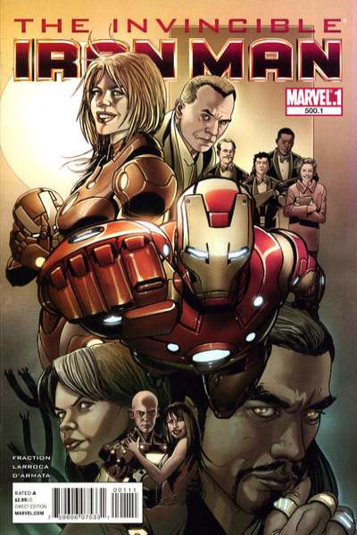 Invincible Iron Man 2011 Series Issue is #500.1 #500