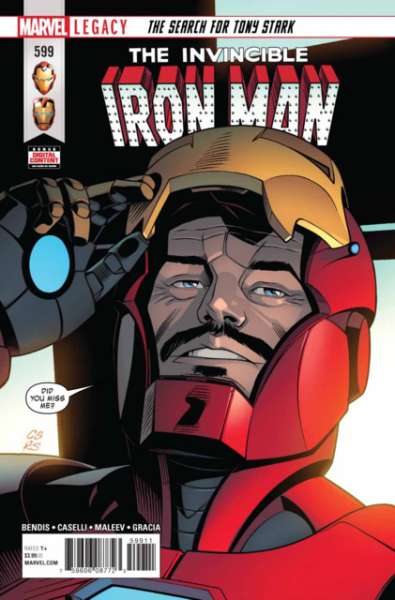 Invincible Iron Man Dec 2017 Series #599