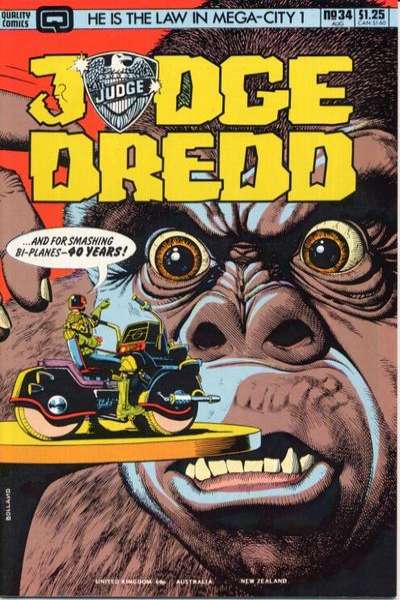 Judge Dredd 1983 Series #34