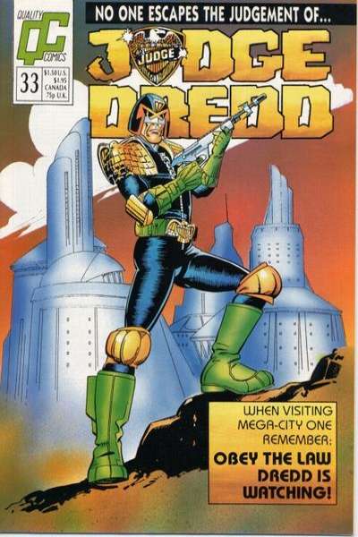 Judge Dredd 1986 Series #33