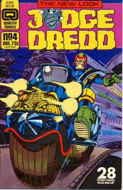 Judge Dredd 1986 Series #4