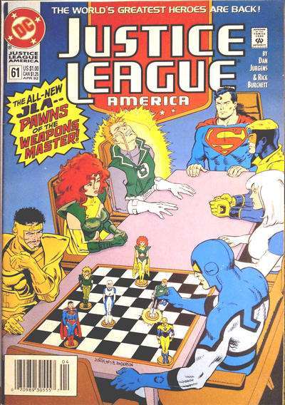 Justice League 1987 Series #61